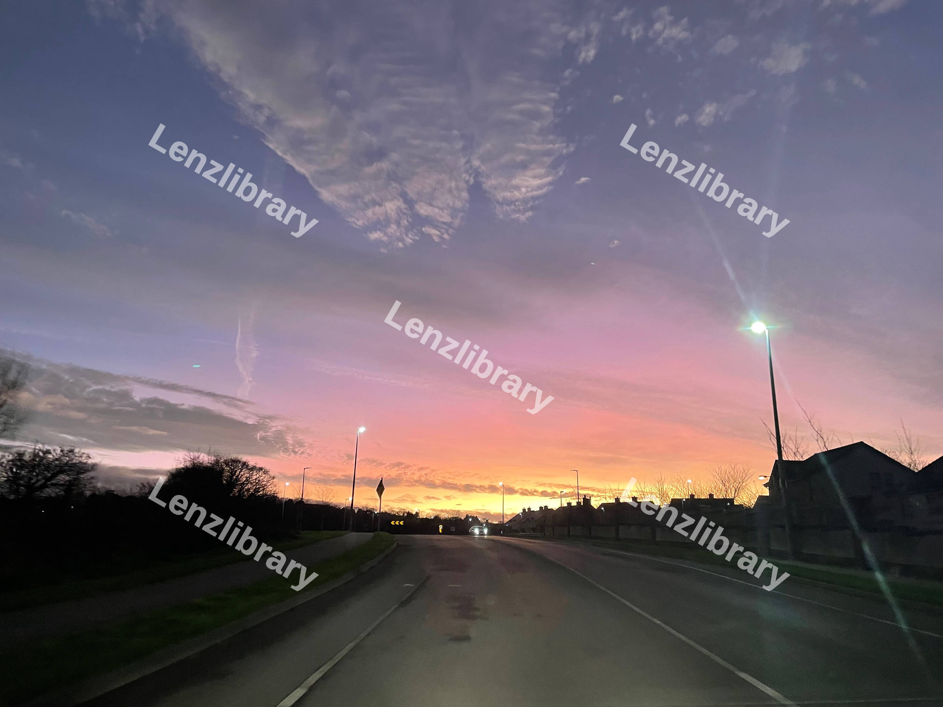 Pink sunset